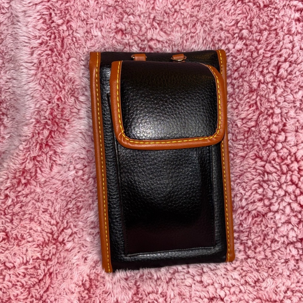 Vintage New Dooney & Bourke Pebble Grain Leather Crossbody Wallet Organizer​​ - Picture 9 of 12